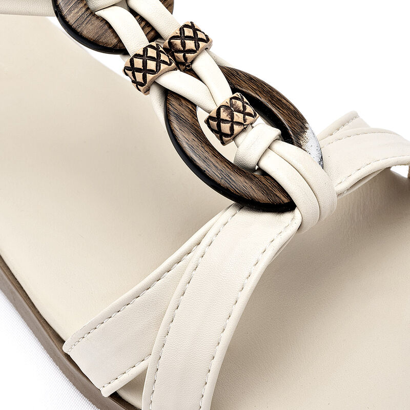 Ivi Love sandalia piso para mujer latte cod 140... image number null