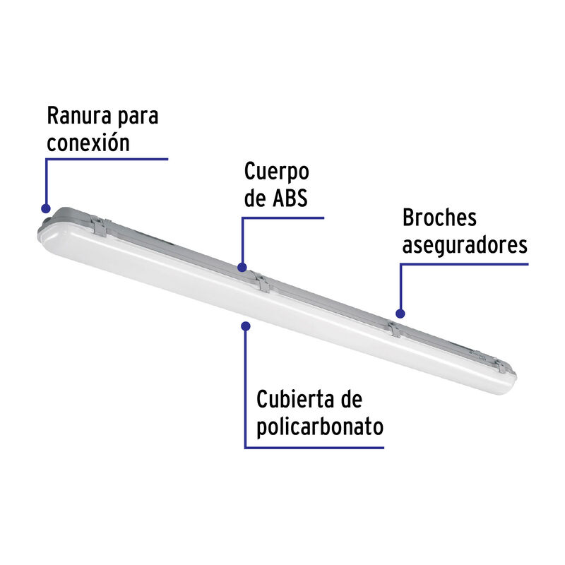 Luminario Lineal de Led 36 W de Sobreponer A Pr... image number null