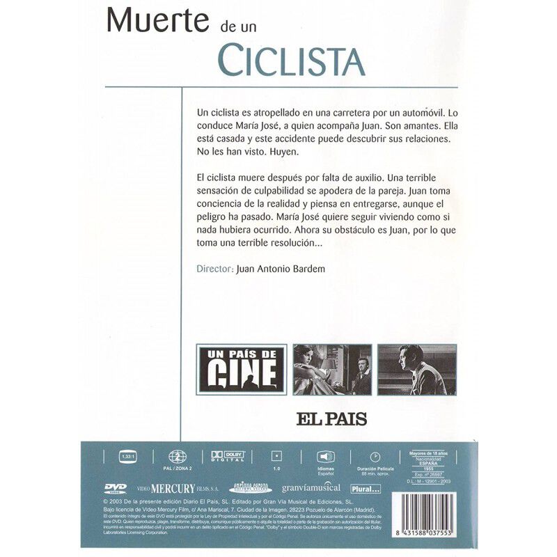 Muerte de un ciclista. Ed. El Pa&iacute;s image number null
