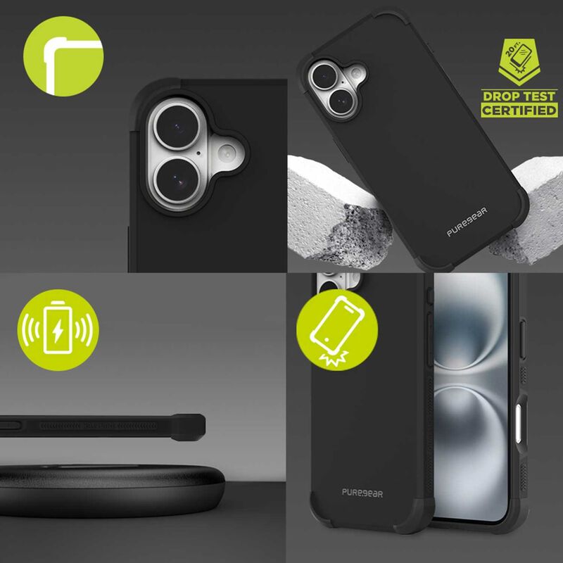Funda Puregear Dualtek Para Iphone 16 Negra image number null