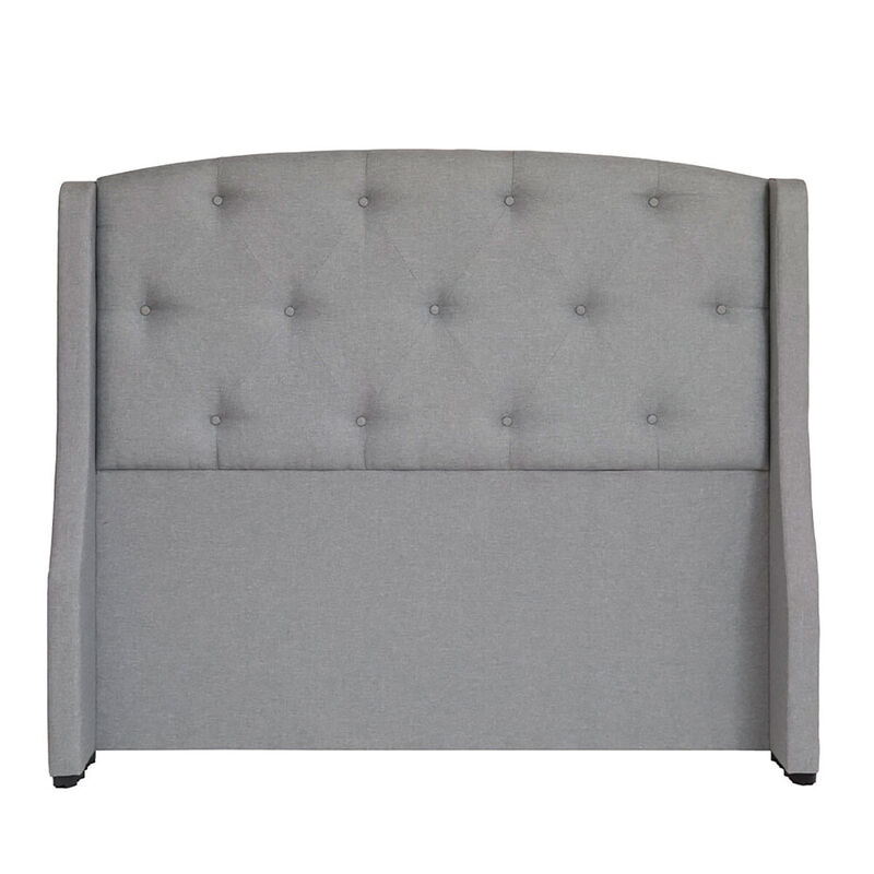 Cabecera Queen Size Dicasa Zefyr Gris image number null