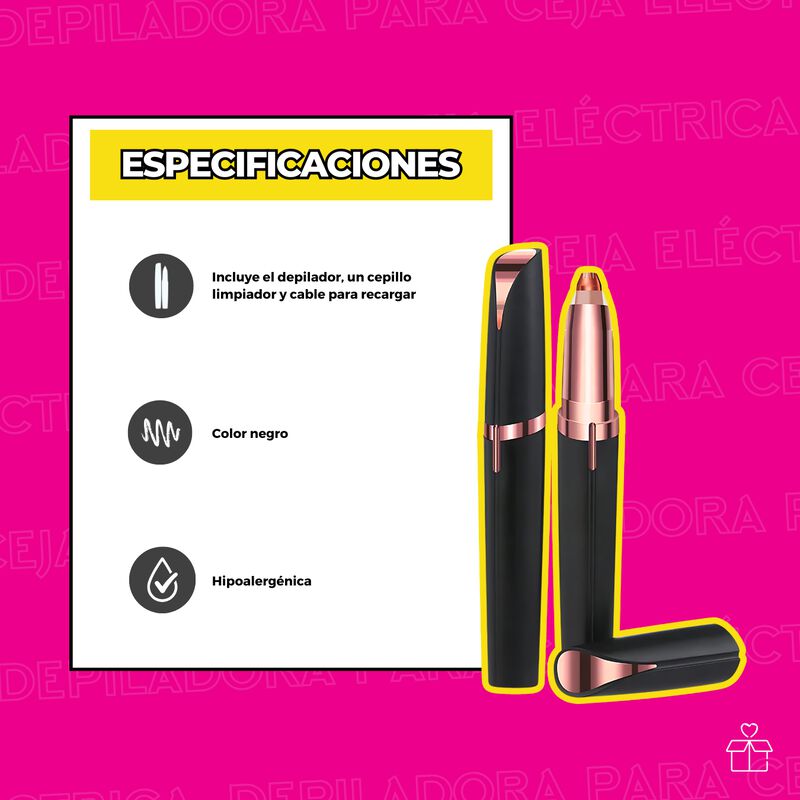 Depiladora Recargable para Cejas Portátil image number null