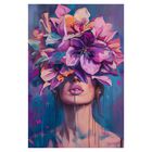 Cuadro Decorativo Abstracto 70x100cm Corona Floral