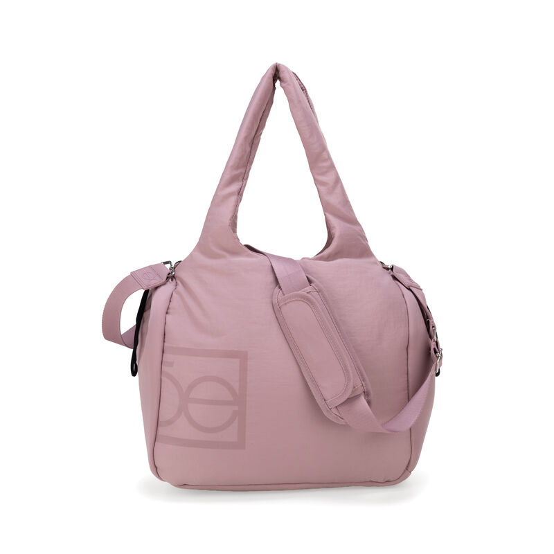 Pa&ntilde;alera Tote Mediana Puffy Con Accesorios Colo... image number null