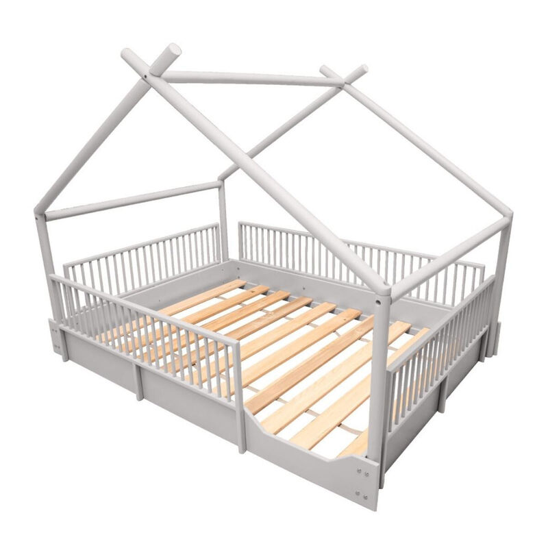 Matrimonial - Cama Chalet Montessori de Madera ... image number null