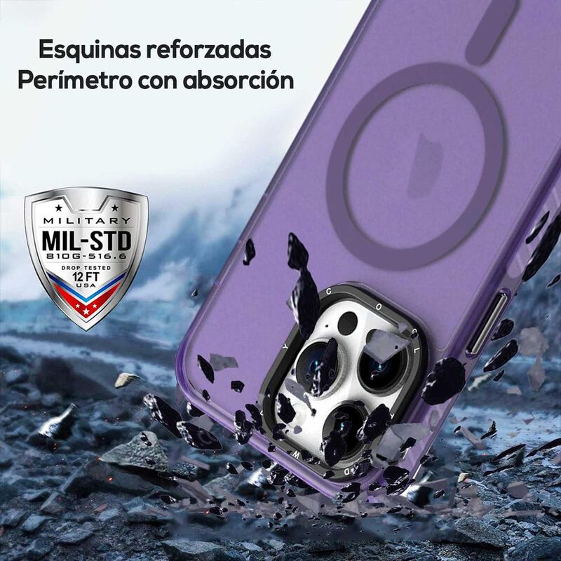 Funda TEKKU Matte Color para iPhone 15 PLUS Tra... image number null