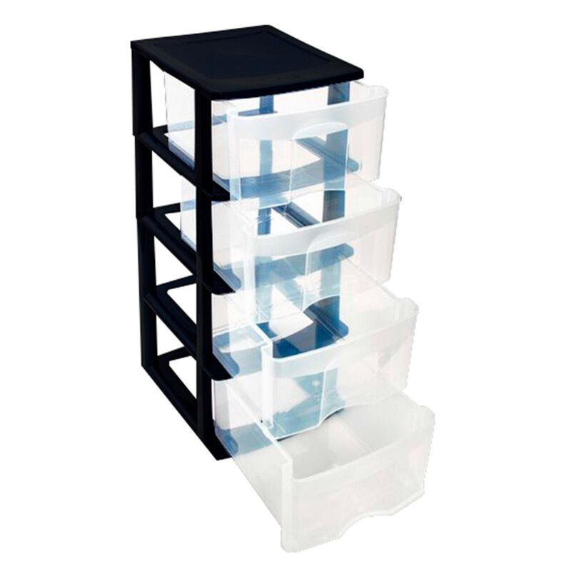 Caja Pl&aacute;stico Organizador Cajonera 4 Cajones 83... image number null