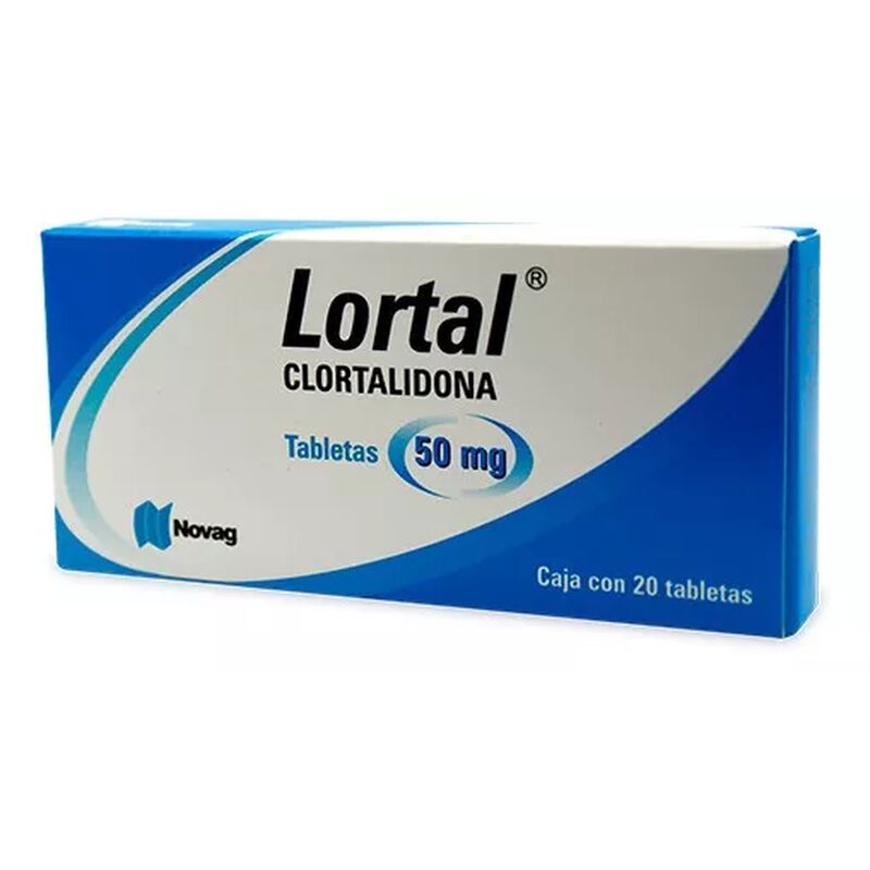 Lortal Clortalidona 50 Mg Con 20 Tabletas image number null