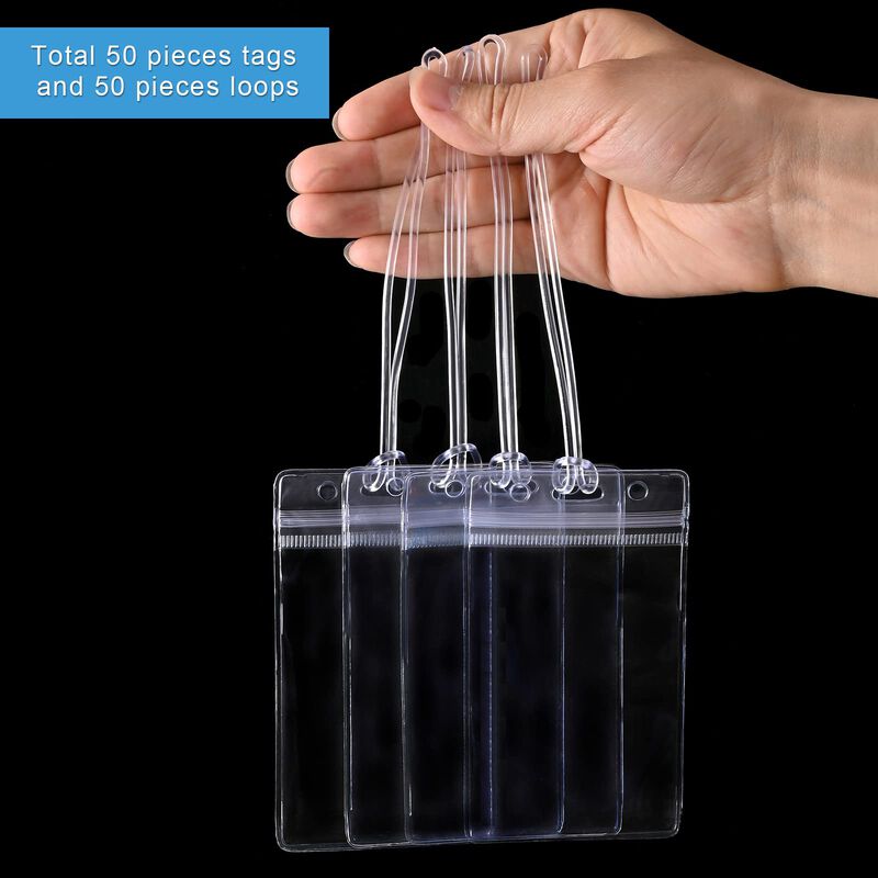 Etiquetas De Equipaje Lecpeting 50 Piezas Pvc T... image number null