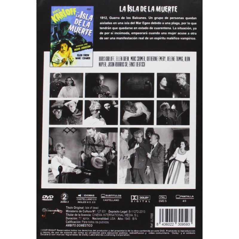 La Isla De La Muerte [dvd] (1945) image number null
