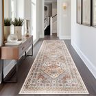 Alfombra Runner Zesthome, Lavable, 76 X 244 Cm, Naranja, Resistente A Las Manchas