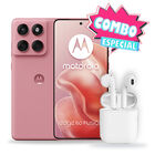 Combo Smartphone Motorola Moto Edge 60 Fusion 256gb 8gb Ram Rosa + Aud&iacute;fonos Bluetooth