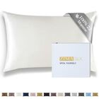 Funda De Almohada Zimasilk 100% Pure 22 Momme Mulberry Silk Ivory