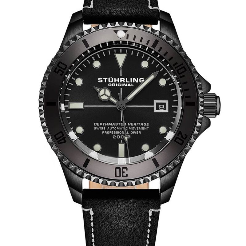 Reloj Stuhrling para hombre autom&aacute;tico suizo 88... image number null