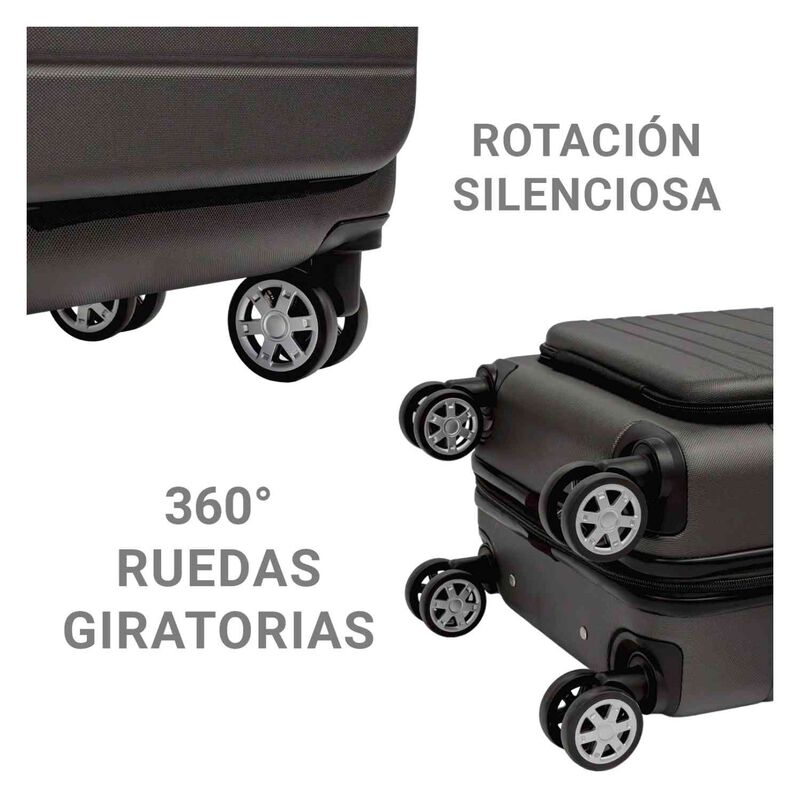 Set Kit 2 Maletas 21  Y 18  Viaje 4 Ruedas 360&deg;... image number null
