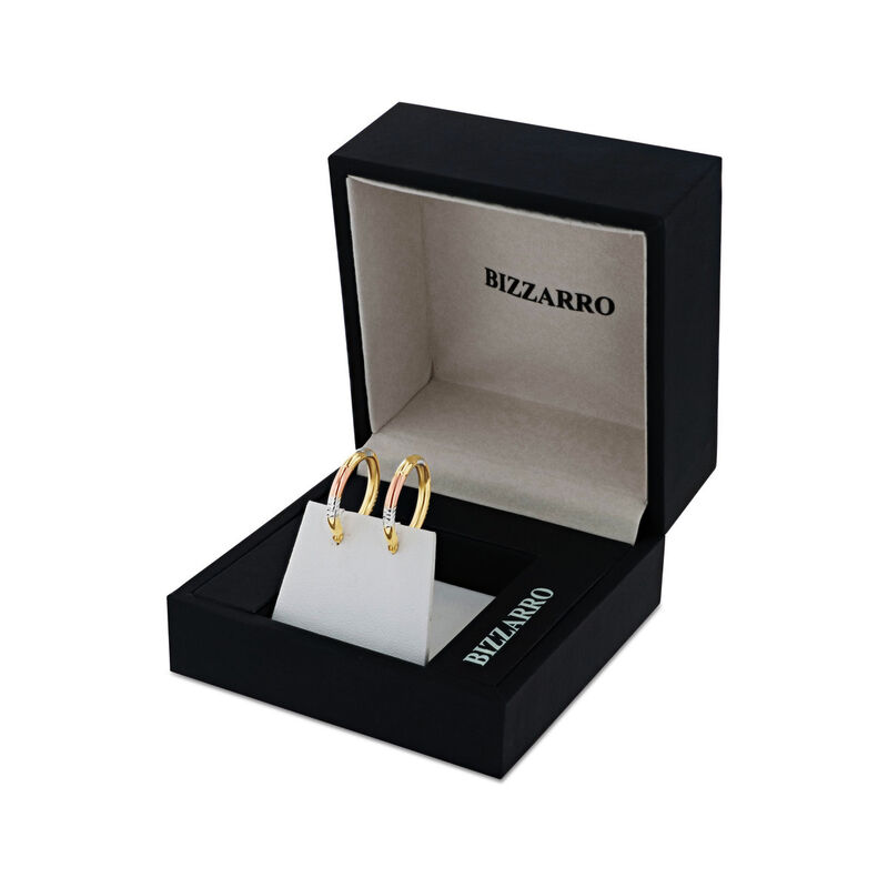 Arracadas De Oro Florentino 10K (15 Mm Aprox.) image number null