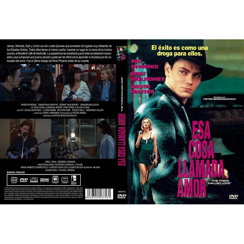 Esa Cosa Llamada Amor Dvd 1993 The Thing Called... image number null