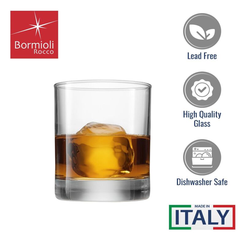 Vasos De Vidrio Bormioli Rocco 240 ml Juego De ... image number null
