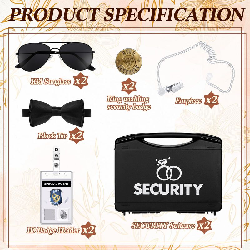 Set De Seguridad Para Portador De Anillos Aorih... image number null