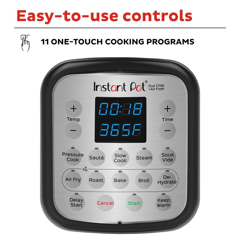 Freidora Y Olla A Presi&oacute;n El&eacute;ctrica Instant Pot... image number null