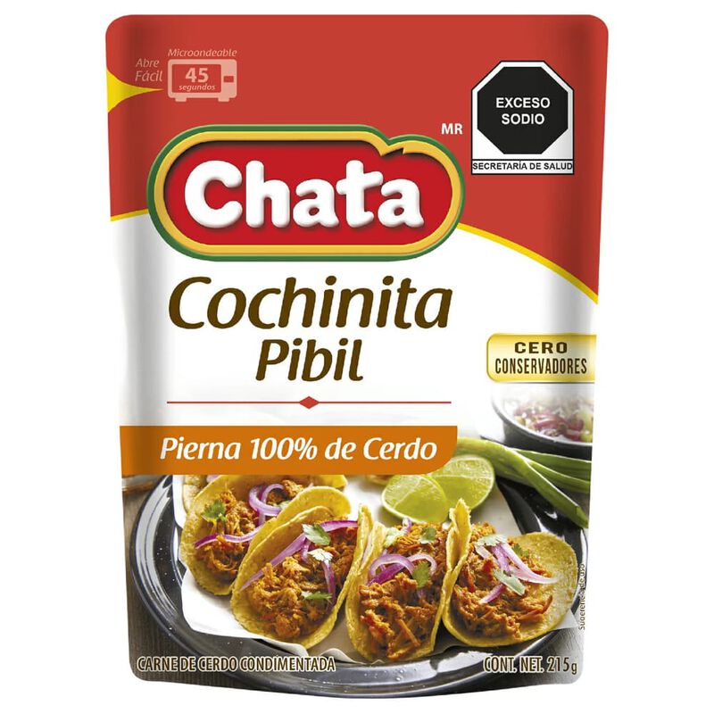 Cochinita Pibil Pouch Chata 215gr image number null