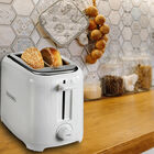 Tostador Eléctrico 2 Rebanadas Bagel Proctor Silex Blanco 22216