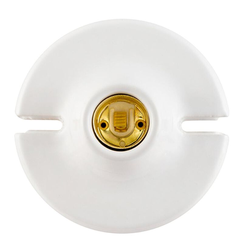 Portal&aacute;mpara de porcelana 102 mm casquillo lat&oacute;... image number null