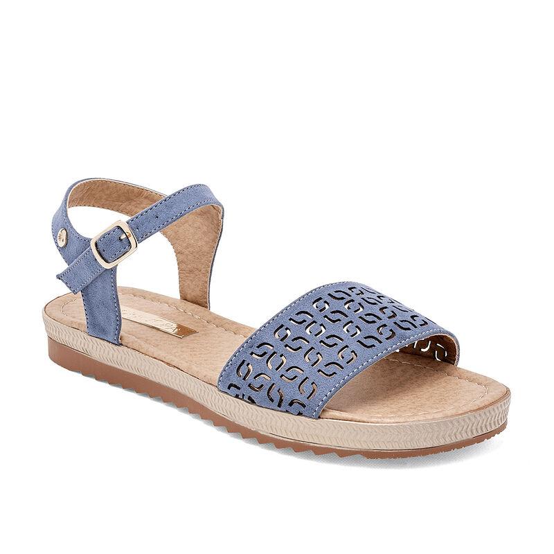 Moramora Sandalia para mujer azul image number null