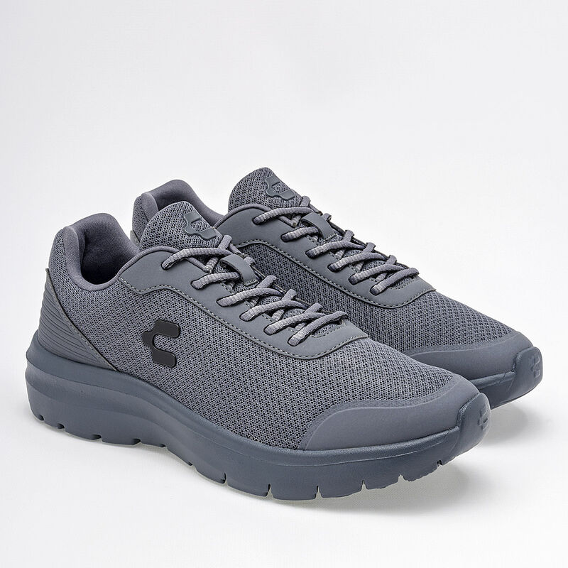 Charly Tenis deportivo para hombre. Gris, runni... image number null