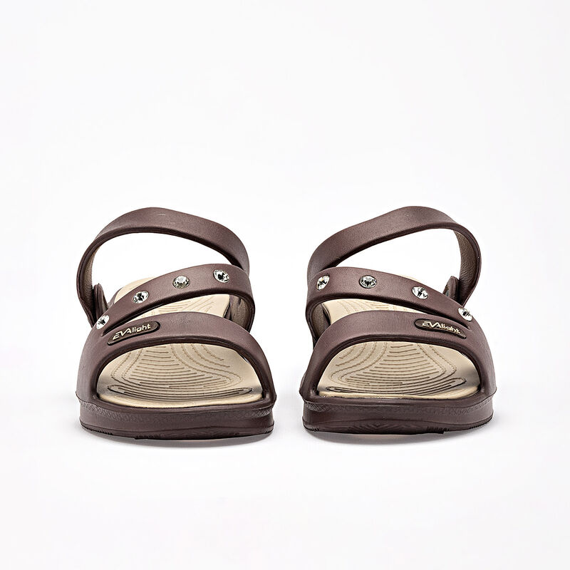 Evalight sandalia impermeable para mujer caf&eacute; c... image number null