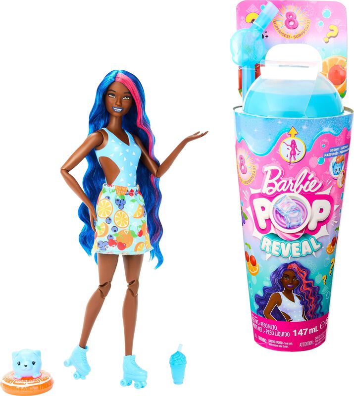 Mu&ntilde;eca Barbie Pop Reveal Con Aroma A Ponche De ... image number null