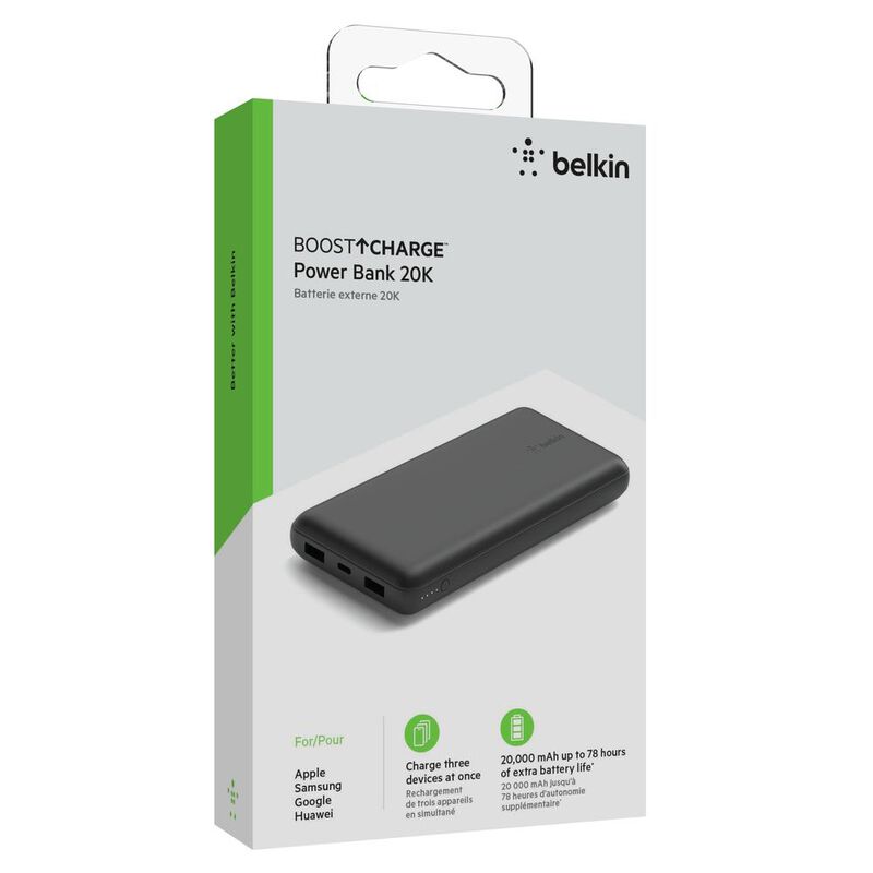 Batería portátil 20K USB C & A - Negro image number null