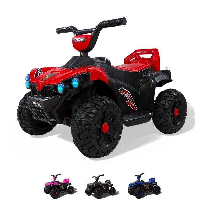Carro Montable El&eacute;ctrico Moto Cuatrimoto Ni&ntilde;o T... image number null