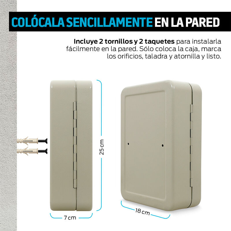 Caja de Seguridad para Organizar Hasta 48 Llave... image number null