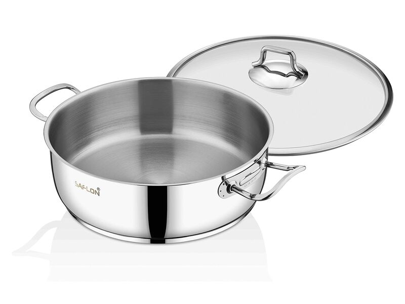 Cacerola Saflon De 4,7 l De Acero Inoxidable Co... image number null