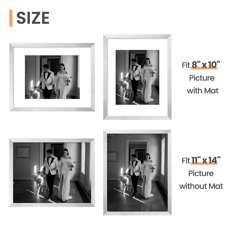 Marco De Fotos Upsimples 28 &times; 36 cm Plateado &ndash; ... image number null