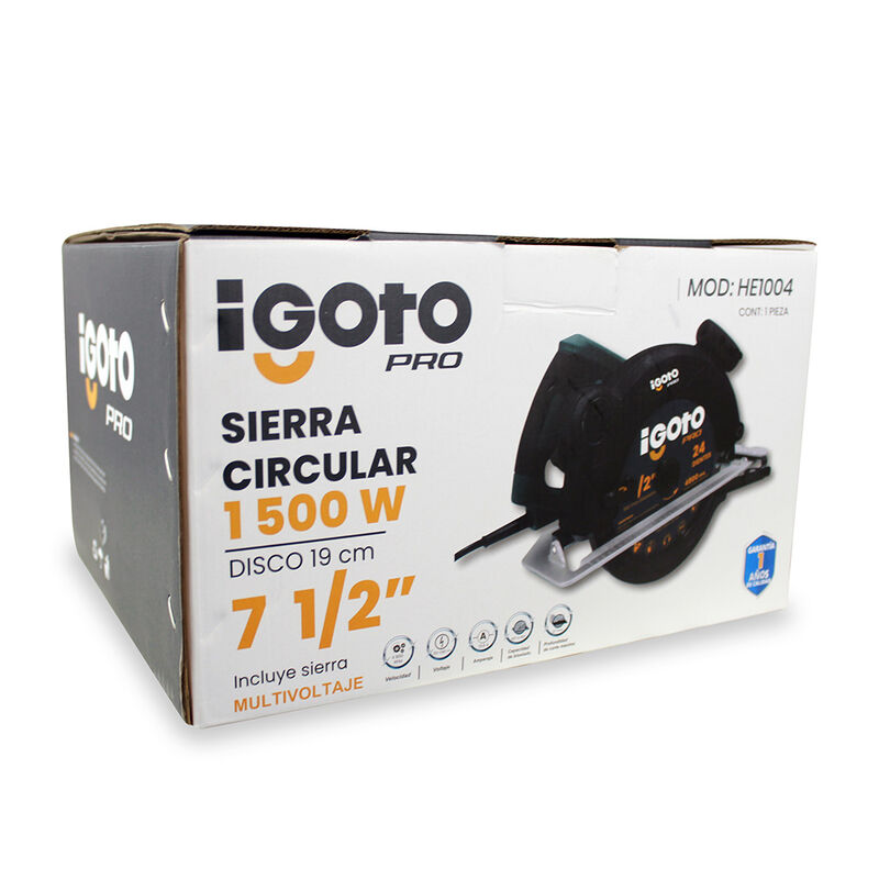 Sierra Circular Corte Profundo Igoto Brushless ... image number null