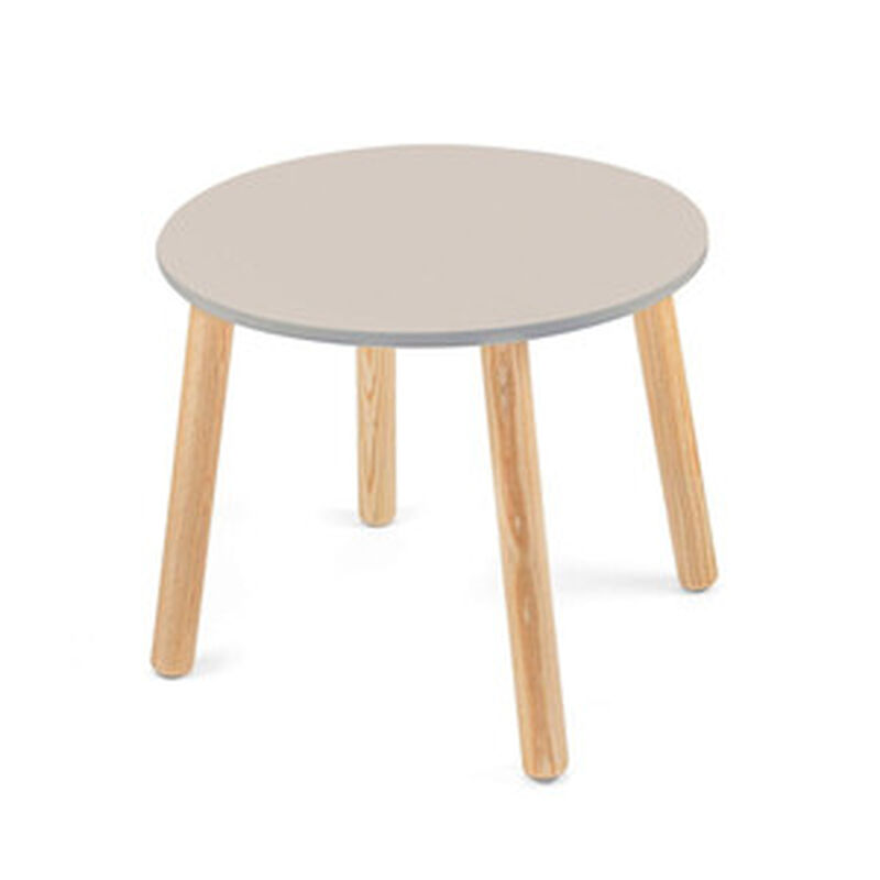 Mesa Infantil de Madera Circular para Niños-Gri... image number null