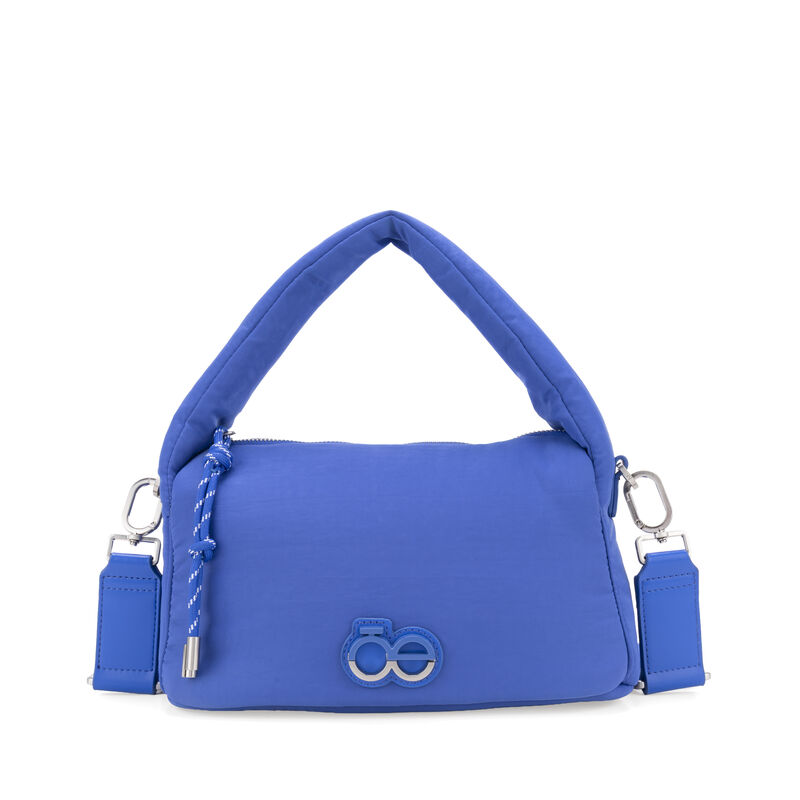 Bolsa Crossbody Chica Look Puffy Color Azul image number null