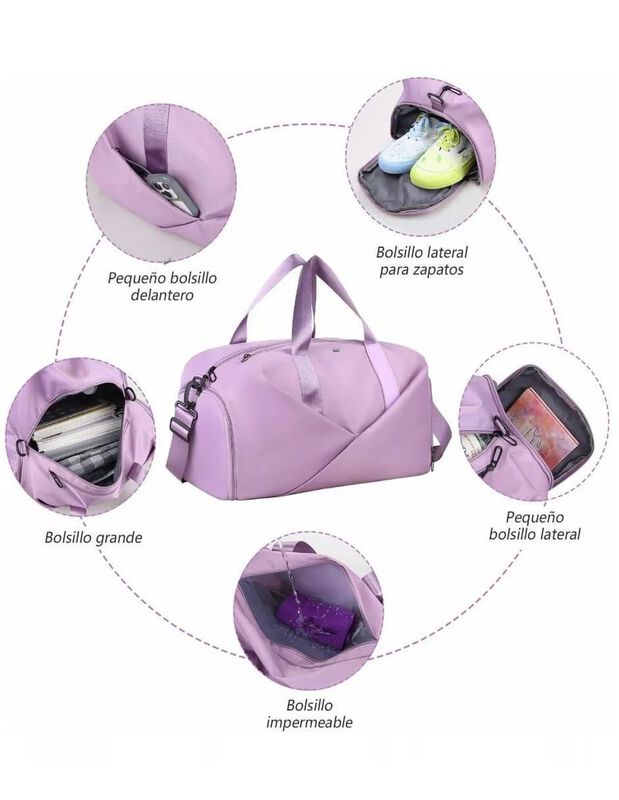 Bolsa Shoulder Pink Brule Para Mujer image number null