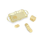 Arras De Maximiliano De Plata Dorada, Incluye Cofre, Charola Y Estuche