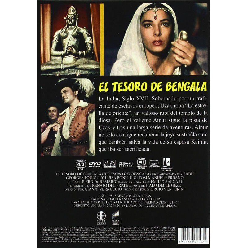 El Tesoro De Bengala [dvd] image number null