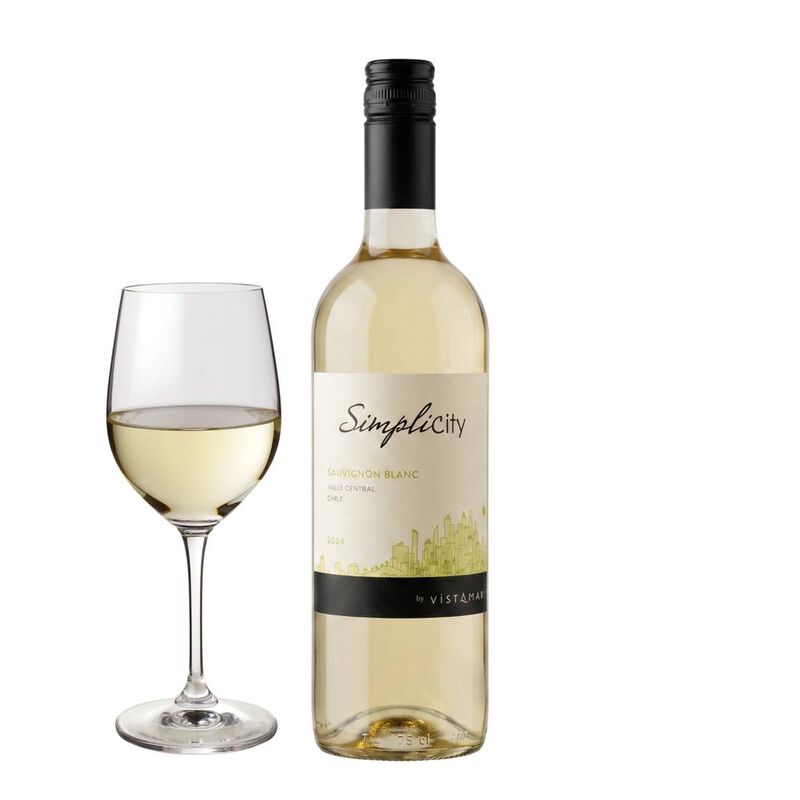 Vino Blanco Vi&ntilde;a Vistamar Simplicity Sauvignon ... image number null
