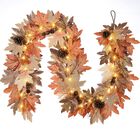 Guirnalda Flagly 183 cm Con Luces Y Temporizador &ndash; Decoraci&oacute;n De Oto&ntilde;o