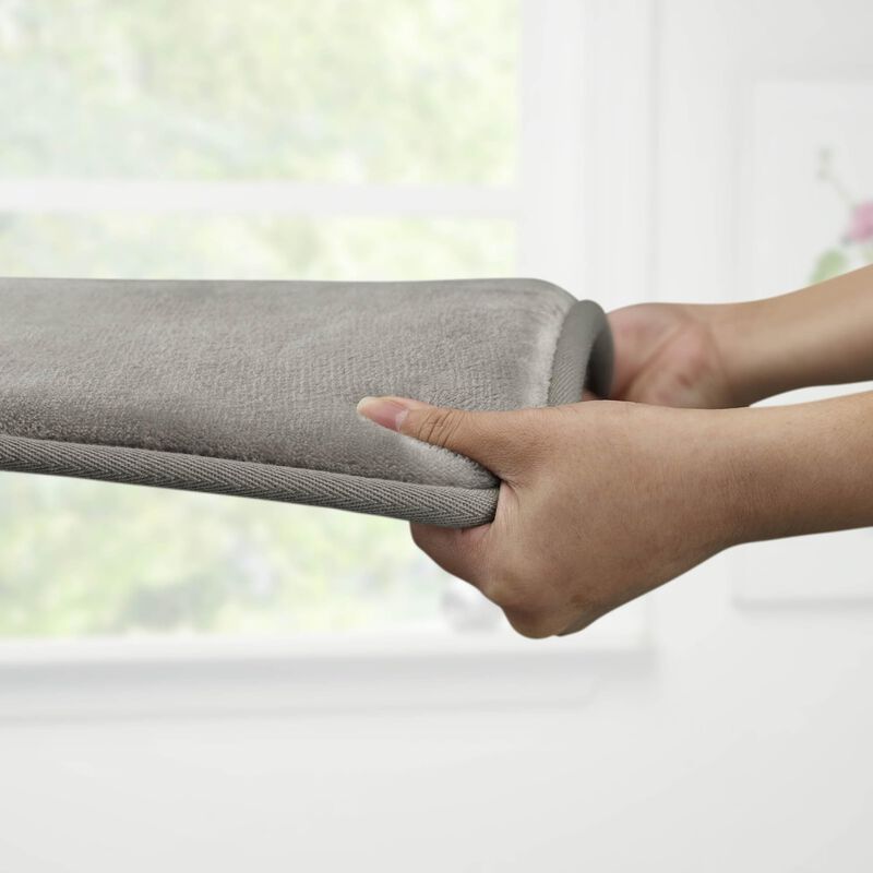 Alfombra De Ba&ntilde;o Genteele 43 cm X 61 cm Gris, E... image number null
