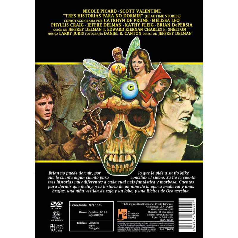 Tres Historias Para No Dormir [dvd] (1986) Hist... image number null