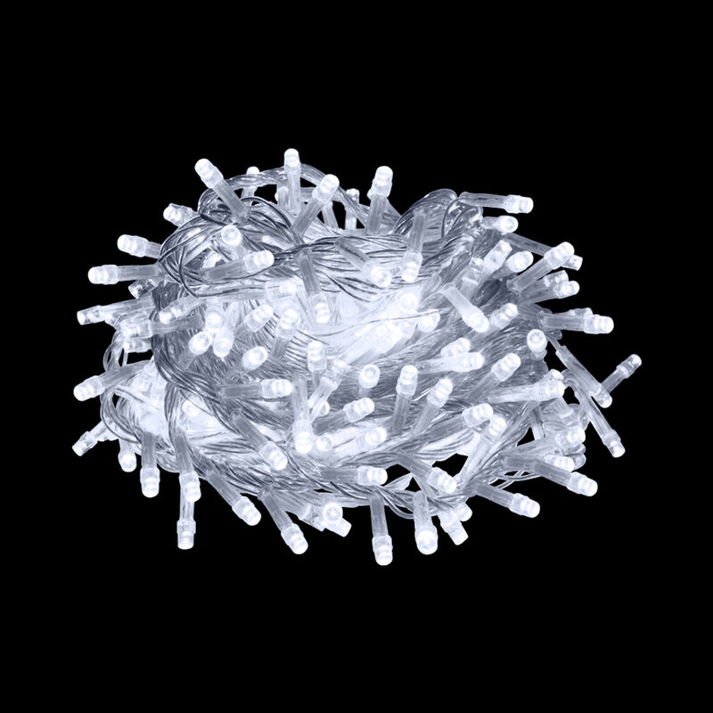 Serie de luces 500 LED luz blanca 8 funciones 2... image number null