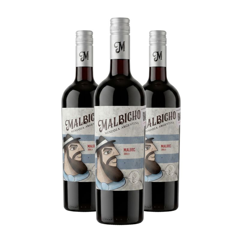 Vino Tinto Malbicho Malbec De Mendoza 700ml image number null