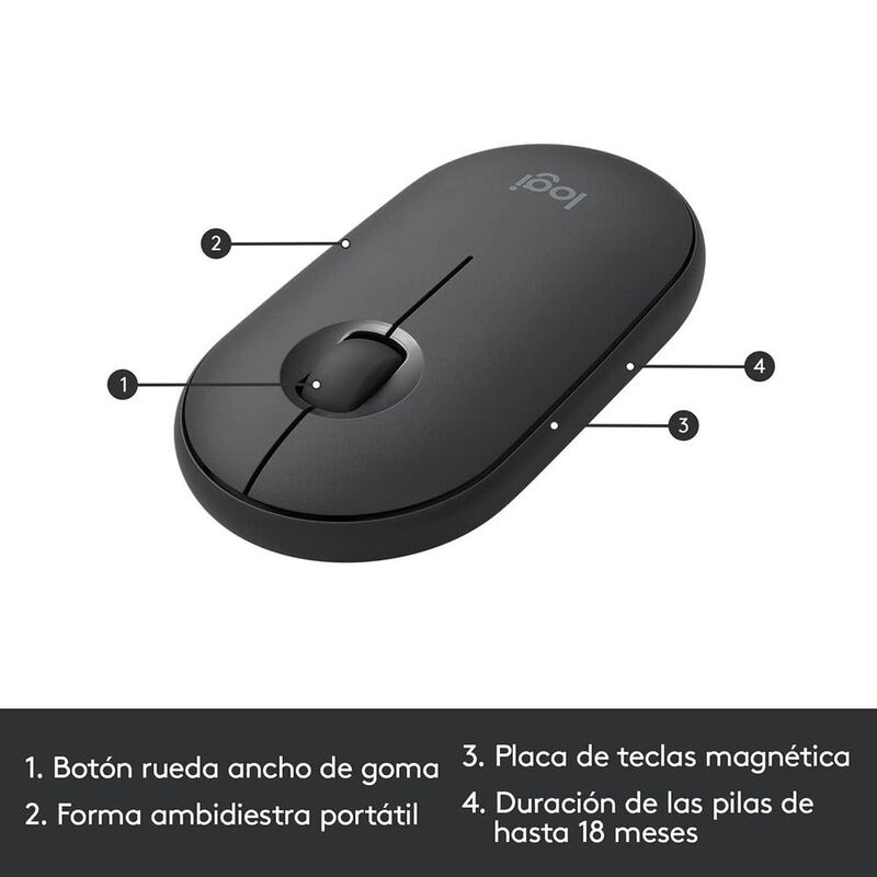 Kit de Teclado y Mouse Logitech Mk470 Wireless ... image number null