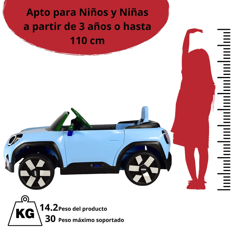 Montable Electrico para Ni&ntilde;os Mini Aceman Contr... image number null